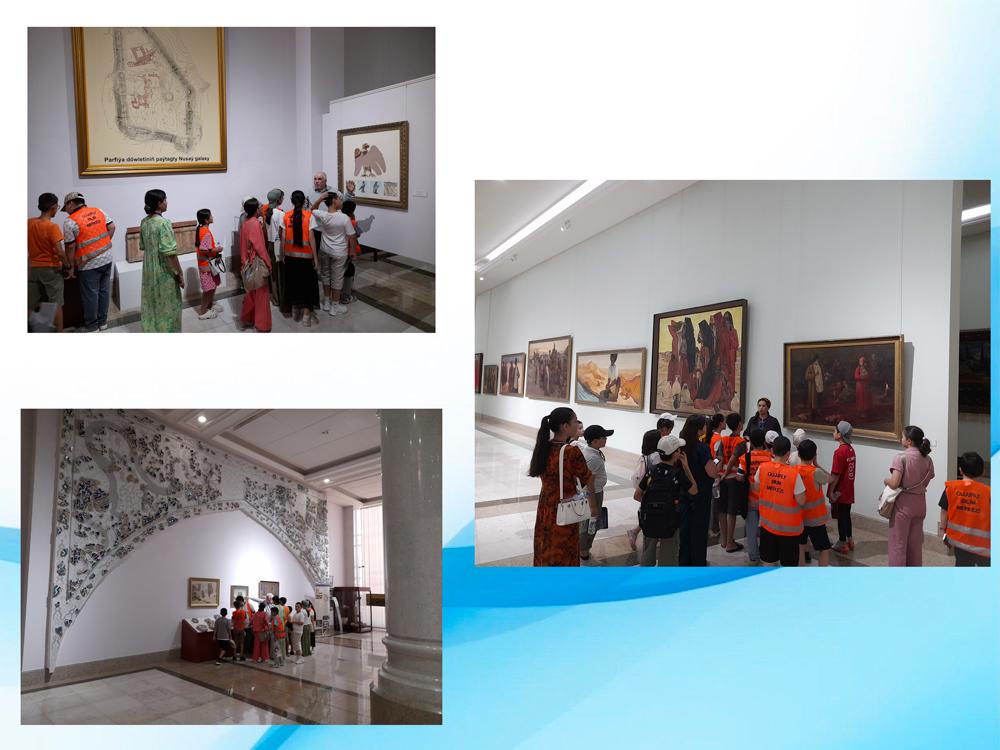 The young guests from the educational center 