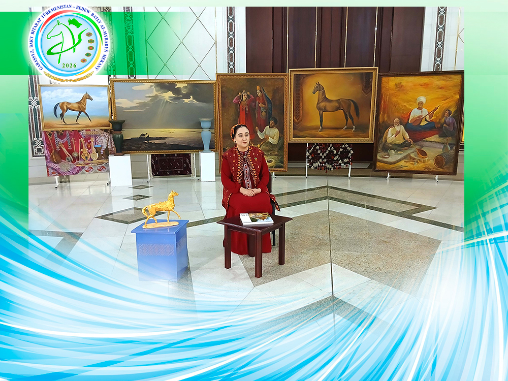 «Gözelligi dünýä nusga bedewler»