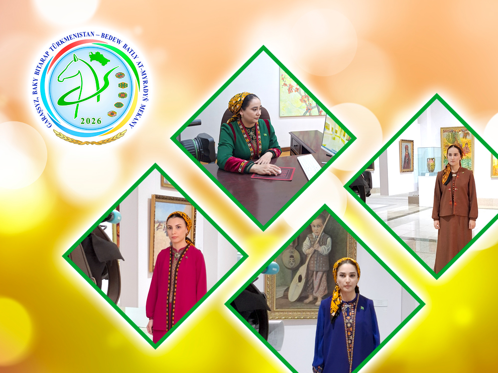 «Dünýä ýaň salan milli gymmatlyklarymyz»