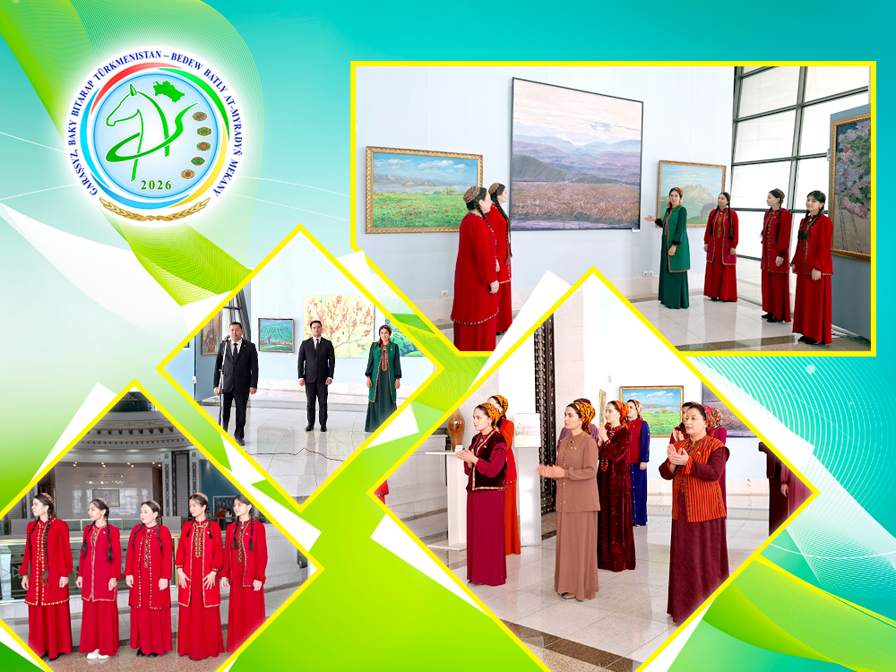 «Nowruz: tebigatyň gözelligi reňklerde» atly sergisi