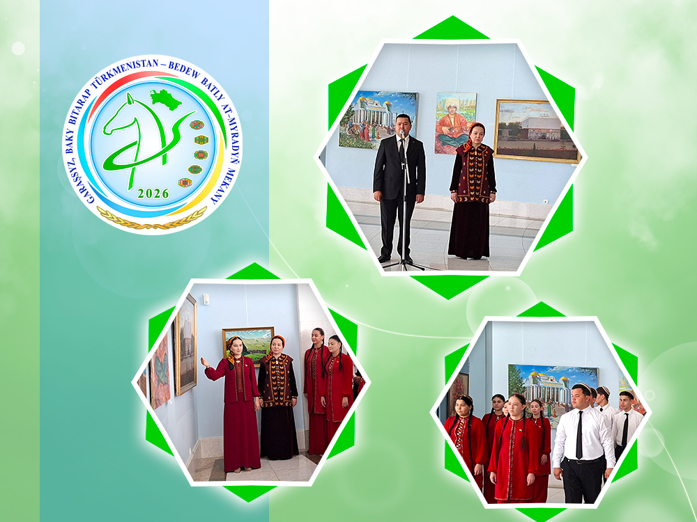 “Aşgabat - Watanymyzyň göwher gaşy” atly sergisi
